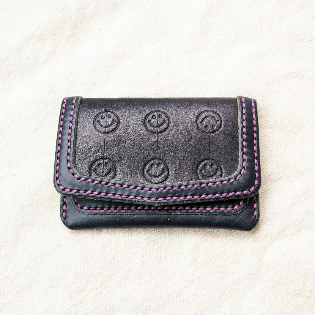 Black Smiley Wallet