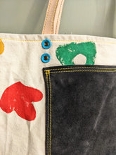 Load image into Gallery viewer, Confetti Stamped Canvas Tote
