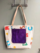 Load image into Gallery viewer, Confetti Stamped Canvas Tote
